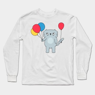 Balloon cat Long Sleeve T-Shirt